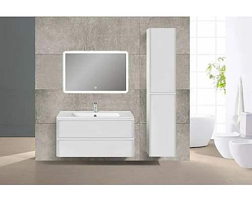 Заказать Тумба под раковину Vincea Vico 100 VMC-2V100GW подвесная G.White в магазине сантехники Santeh-Crystal.ru