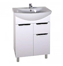 Тумба под раковину АСБ-мебель Мессина 60 9891 Белая