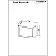 Приобрести Тумба под раковину Бриклаер Берлин 80 4627125416088 подвесная Белый глянец в магазине сантехники Santeh-Crystal.ru