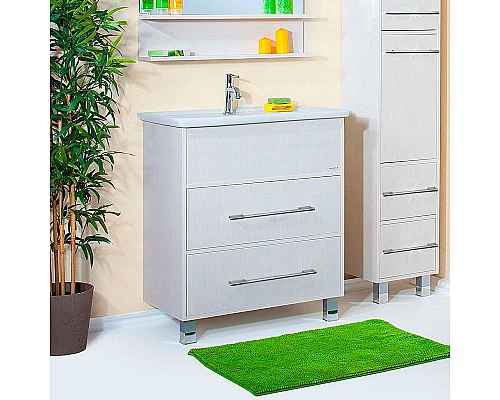 Заказать Тумба под раковину Бриклаер Чили 80 4627125415012 Светлая лиственница в магазине сантехники Santeh-Crystal.ru