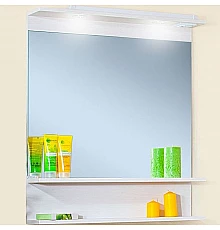 Зеркало Бриклаер Чили 80 4627125414954 с подсветкой Светлая лиственница