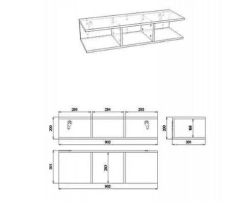 Приобрести Полка Бриклаер Кристалл 90 4627125414794 Муссон в магазине сантехники Santeh-Crystal.ru