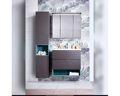 Купить Ниша для пенала Бриклаер Кристалл 35 4627125414497 Муссон в магазине сантехники Santeh-Crystal.ru