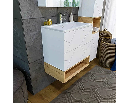 Заказать Ниша для тумбы Бриклаер Кристалл 80 4627125415906 Дуб Бунратти в магазине сантехники Santeh-Crystal.ru