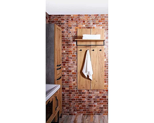 Приобрести Полка Бриклаер Лофт 60 4627125414145 Метрополитен грей в магазине сантехники Santeh-Crystal.ru