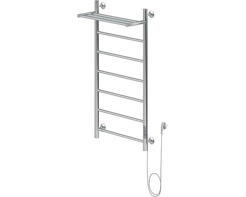Приобрести Электрический полотенцесушитель Aquanet Mauro 100х50 R 282008 с полкой Хром в магазине сантехники Santeh-Crystal.ru