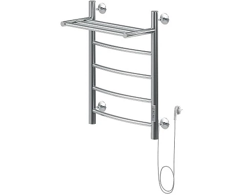 Купить Электрический полотенцесушитель Aquanet Romeo 60х50 R 281990 с полкой Хром в магазине сантехники Santeh-Crystal.ru