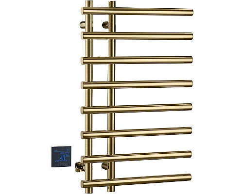 Заказать Электрический полотенцесушитель Boheme Uno 722-MG Золото матовое в магазине сантехники Santeh-Crystal.ru