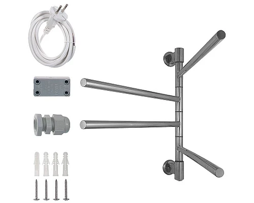 Купить Электрический полотенцесушитель Energy I G4 540х555 EETR00IG40000000000 Хром в магазине сантехники Santeh-Crystal.ru