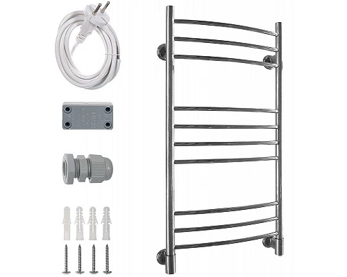 Купить Электрический полотенцесушитель Energy Ergo 1000x500 EETR0ERGO1005000000 Хром в магазине сантехники Santeh-Crystal.ru