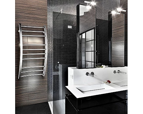 Заказать Водяной полотенцесушитель Grota Primo 530х900 Хром в магазине сантехники Santeh-Crystal.ru