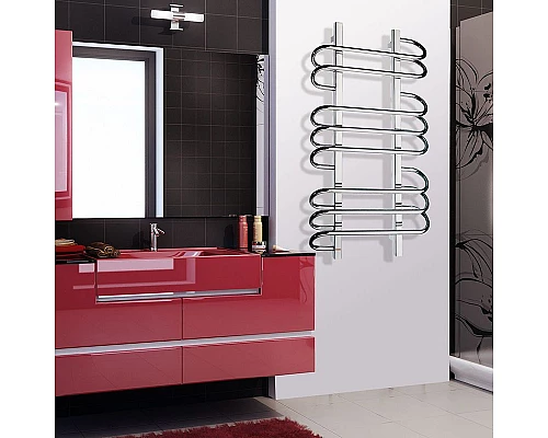 Заказать Водяной полотенцесушитель Grota Rivolo 500х900 Хром в магазине сантехники Santeh-Crystal.ru