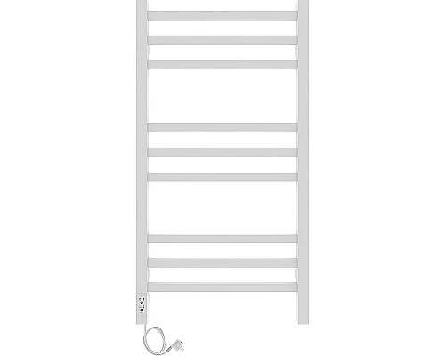 Приобрести Электрический полотенцесушитель Laris Астор ЧК9 350х700 L 73207769 Белый муар в магазине сантехники Santeh-Crystal.ru