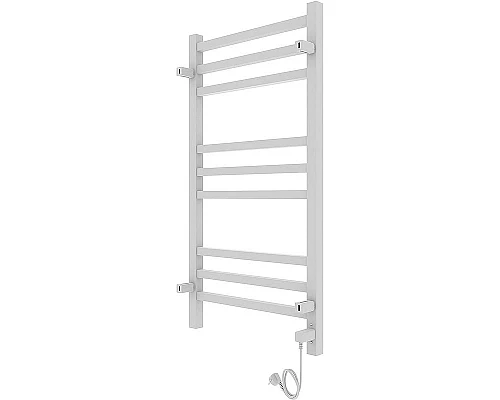 Приобрести Электрический полотенцесушитель Laris Астор ЧК9 350х700 L 73207769 Белый муар в магазине сантехники Santeh-Crystal.ru