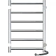 Приобрести Электрический полотенцесушитель Laris Джаз П6 400x600 L 73207469 Хром в магазине сантехники Santeh-Crystal.ru