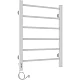Приобрести Электрический полотенцесушитель Laris Феличия ЧК6 400х600 L 73207587 Белый муар в магазине сантехники Santeh-Crystal.ru
