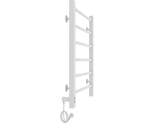 Приобрести Электрический полотенцесушитель Laris Феличия ЧК6 400х600 L 73207587 Белый муар в магазине сантехники Santeh-Crystal.ru