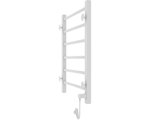 Приобрести Электрический полотенцесушитель Laris Феличия ЧК6 400х600 L 73207587 Белый муар в магазине сантехники Santeh-Crystal.ru