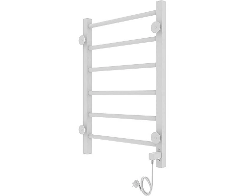 Приобрести Электрический полотенцесушитель Laris Феличия ЧК6 400х600 L 73207587 Белый муар в магазине сантехники Santeh-Crystal.ru