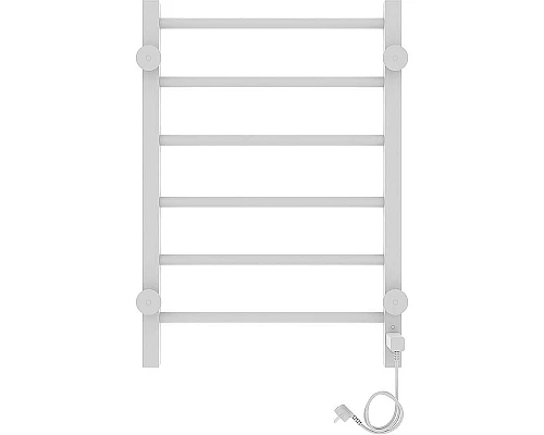 Приобрести Электрический полотенцесушитель Laris Феличия ЧК6 400х600 L 73207587 Белый муар в магазине сантехники Santeh-Crystal.ru
