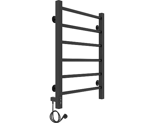 Заказать Электрический полотенцесушитель Laris Феличия ЧКЧ6 400х600 L 73207610 Черный муар в магазине сантехники Santeh-Crystal.ru