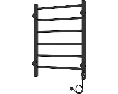 Заказать Электрический полотенцесушитель Laris Феличия ЧКЧ6 400х600 L 73207610 Черный муар в магазине сантехники Santeh-Crystal.ru