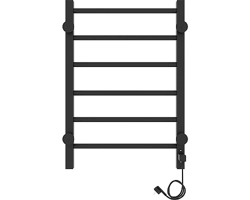 Заказать Электрический полотенцесушитель Laris Феличия ЧКЧ6 400х600 L 73207610 Черный муар в магазине сантехники Santeh-Crystal.ru