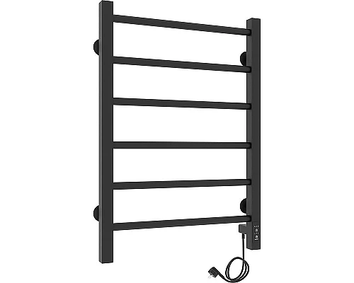 Купить Электрический полотенцесушитель Laris Феличия ЧКЧ6 400х600 R 73207611 Черный муар в магазине сантехники Santeh-Crystal.ru