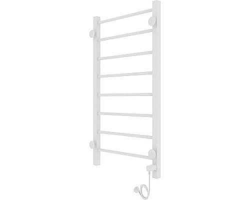 Заказать Электрический полотенцесушитель Laris Феличия ЧК8 400х800 L 73207589 Белый муар в магазине сантехники Santeh-Crystal.ru