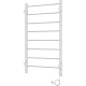 Заказать Электрический полотенцесушитель Laris Феличия ЧК8 400х800 L 73207589 Белый муар в магазине сантехники Santeh-Crystal.ru