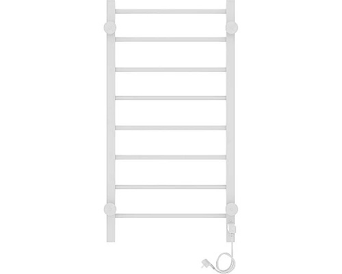 Заказать Электрический полотенцесушитель Laris Феличия ЧК8 400х800 L 73207589 Белый муар в магазине сантехники Santeh-Crystal.ru