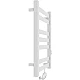 Заказать Электрический полотенцесушитель Laris Гефест ЧК П7 500х800 R 73207615 Белый муар в магазине сантехники Santeh-Crystal.ru