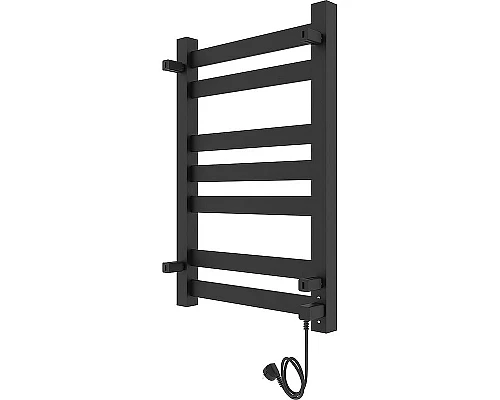 Приобрести Электрический полотенцесушитель Laris Гефест ЧКЧ П7 500х800 L 73207616 Черный муар в магазине сантехники Santeh-Crystal.ru