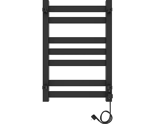 Приобрести Электрический полотенцесушитель Laris Гефест ЧКЧ П7 500х800 L 73207616 Черный муар в магазине сантехники Santeh-Crystal.ru