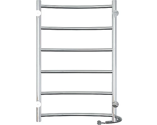 Приобрести Электрический полотенцесушитель Laris Классик П6 500х800 L 73207391 Хром в магазине сантехники Santeh-Crystal.ru