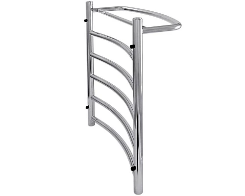 Купить Водяной полотенцесушитель Laris Классик П6 50x60 с полкой 73207397 Хром в магазине сантехники Santeh-Crystal.ru