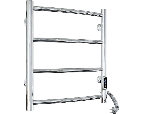 Приобрести Электрический полотенцесушитель Laris Классик П4 400x500 R 73207641 Хром в магазине сантехники Santeh-Crystal.ru