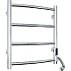 Приобрести Электрический полотенцесушитель Laris Классик П4 400x500 R 73207641 Хром в магазине сантехники Santeh-Crystal.ru