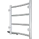 Приобрести Электрический полотенцесушитель Laris Классик П4 400x500 R 73207641 Хром в магазине сантехники Santeh-Crystal.ru