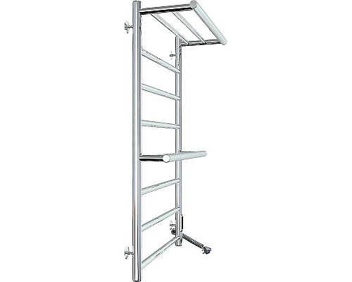 Купить Электрический полотенцесушитель Laris Лавина П9 500x800 R 73207651 с полкой Хром в магазине сантехники Santeh-Crystal.ru