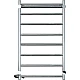 Купить Электрический полотенцесушитель Laris Лавина П9 500x800 R 73207651 с полкой Хром в магазине сантехники Santeh-Crystal.ru