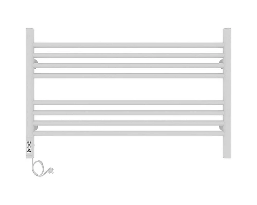 Приобрести Электрический полотенцесушитель Laris Оливия ЧК8 800x500 L 73207626 Белый муар в магазине сантехники Santeh-Crystal.ru