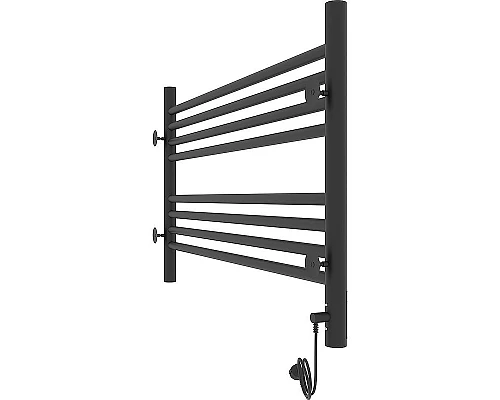 Купить Электрический полотенцесушитель Laris Оливия ЧКЧ8 800x500 L 73207628 Черный муар в магазине сантехники Santeh-Crystal.ru