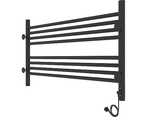 Купить Электрический полотенцесушитель Laris Оливия ЧКЧ8 800x500 L 73207628 Черный муар в магазине сантехники Santeh-Crystal.ru