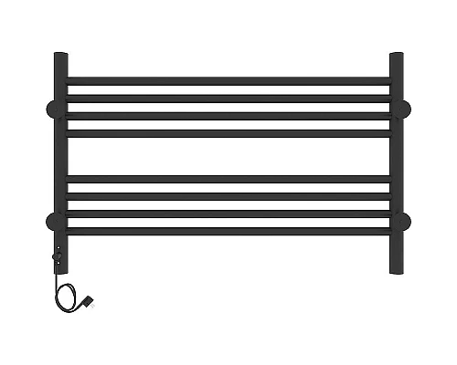 Заказать Электрический полотенцесушитель Laris Оливия ЧКЧ8 800x500 R 73207629 Черный муар в магазине сантехники Santeh-Crystal.ru
