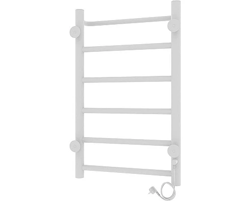 Купить Электрический полотенцесушитель Laris Прайм ЧК П6 400x600 L 75201059 Белый муар в магазине сантехники Santeh-Crystal.ru