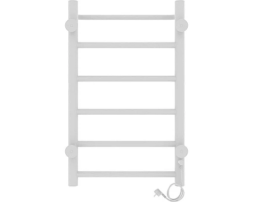 Купить Электрический полотенцесушитель Laris Прайм ЧК П6 400x600 L 75201059 Белый муар в магазине сантехники Santeh-Crystal.ru
