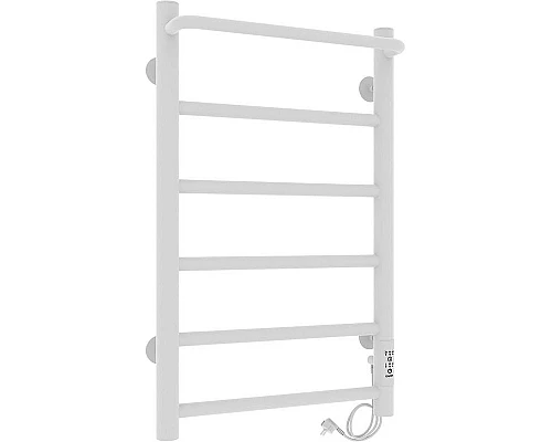 Приобрести Электрический полотенцесушитель Laris Прайм ЧК П6 400x600 R 75201060 Белый муар в магазине сантехники Santeh-Crystal.ru