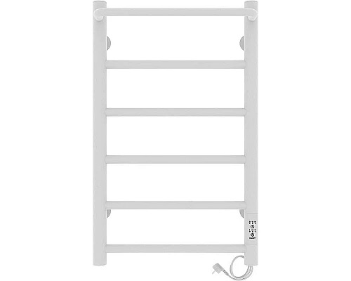 Приобрести Электрический полотенцесушитель Laris Прайм ЧК П6 400x600 R 75201060 Белый муар в магазине сантехники Santeh-Crystal.ru