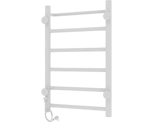 Приобрести Электрический полотенцесушитель Laris Прайм ЧК П6 400x600 R 75201060 Белый муар в магазине сантехники Santeh-Crystal.ru
